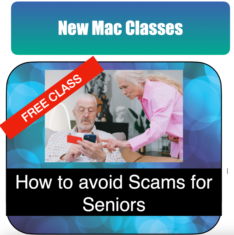 FREE CLASS: How to avoid scam for seniors!