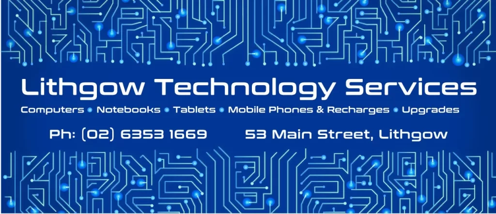 Lithgow Tech Services. Windows, PC Repair Lithgow, Katoomba and Blackheath.
